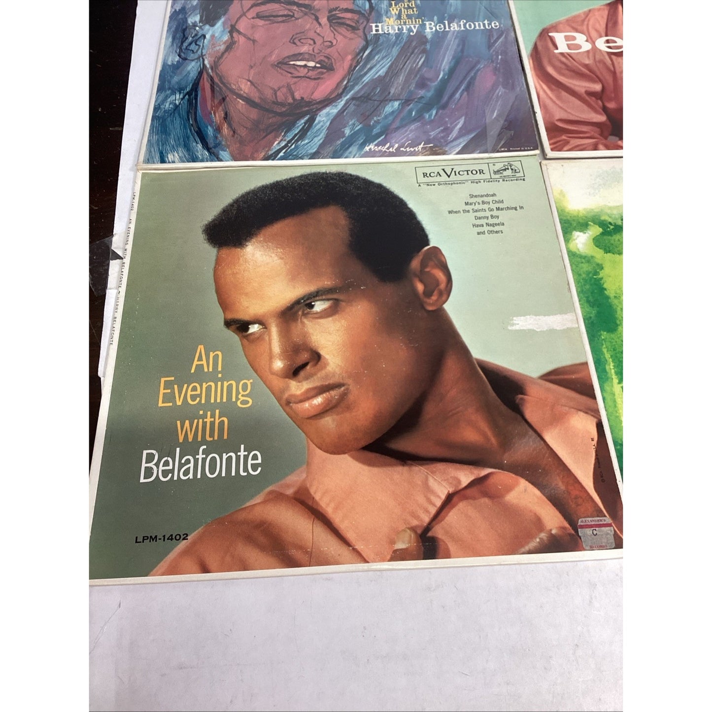 Lot Of 4 Harry Belafonte Vinyl Records