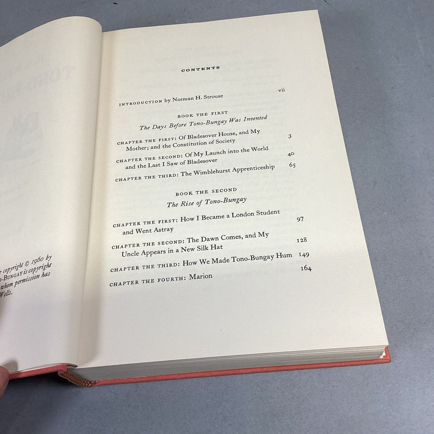 HG Wells TONO-BUNGAY 1960 - Slipcover & Sandglass Illustrated - Heritage Press