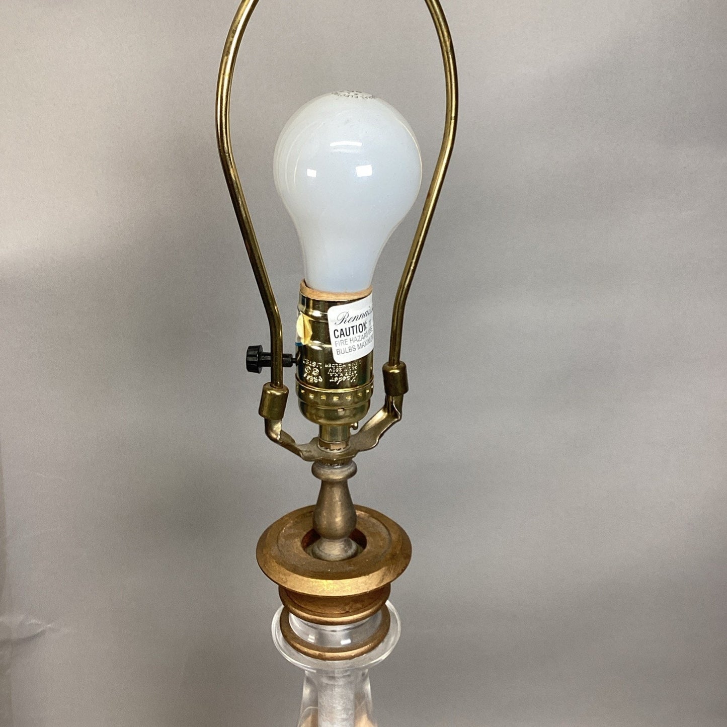 Renaissance 2000 Modern Lucite Lamp - 31.5”H