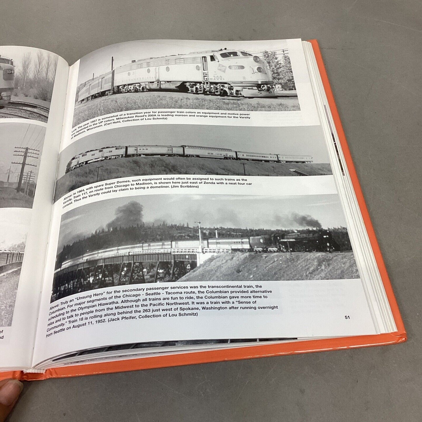 THE MILWAUKEE ROAD PASSENGER TRAIN SERVICES Hiawatha To Amtrak & Beyond