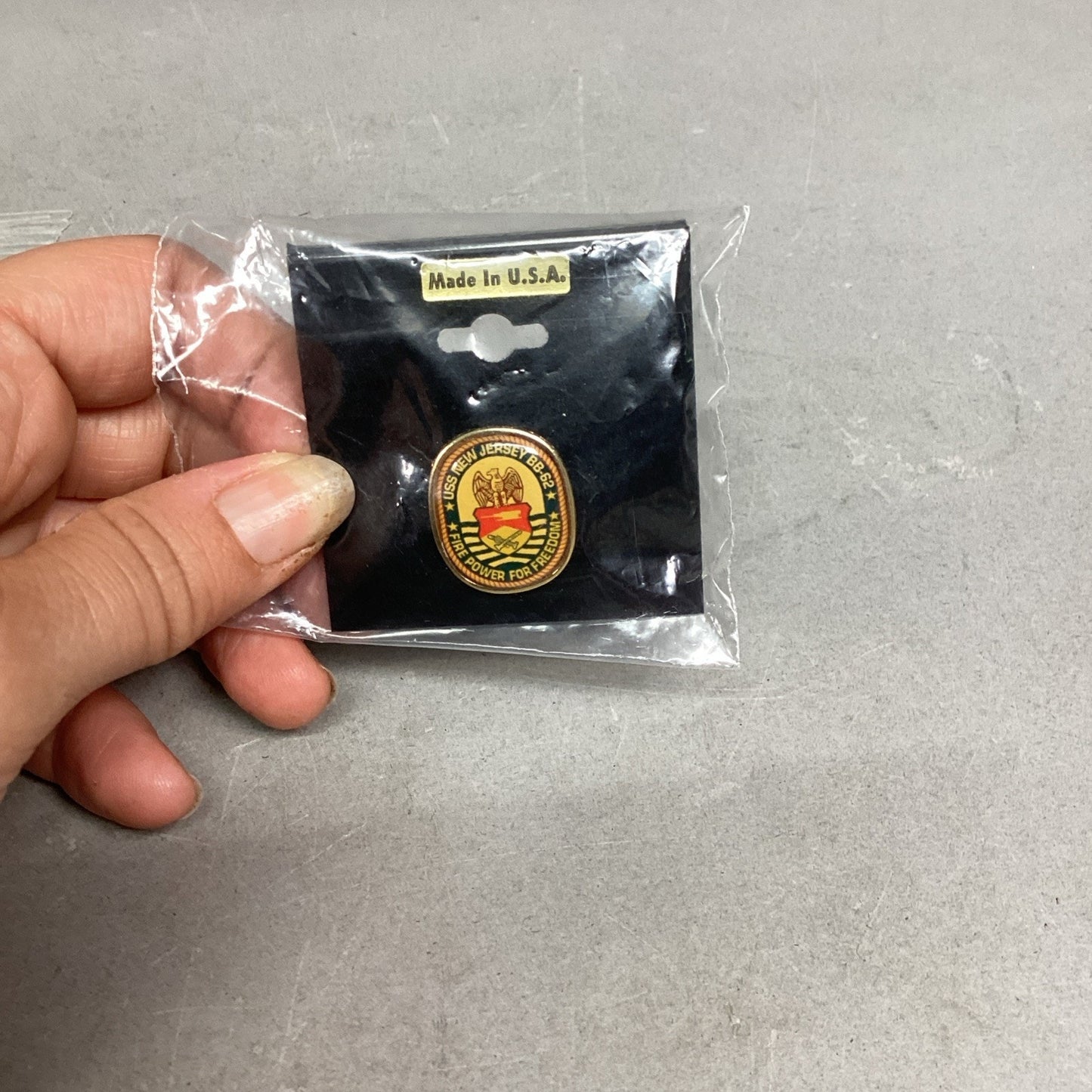 The Corps USS NEW JERSEY - BB-62 Hat, BB-62 Anniversary Hat & BB-62 Pin