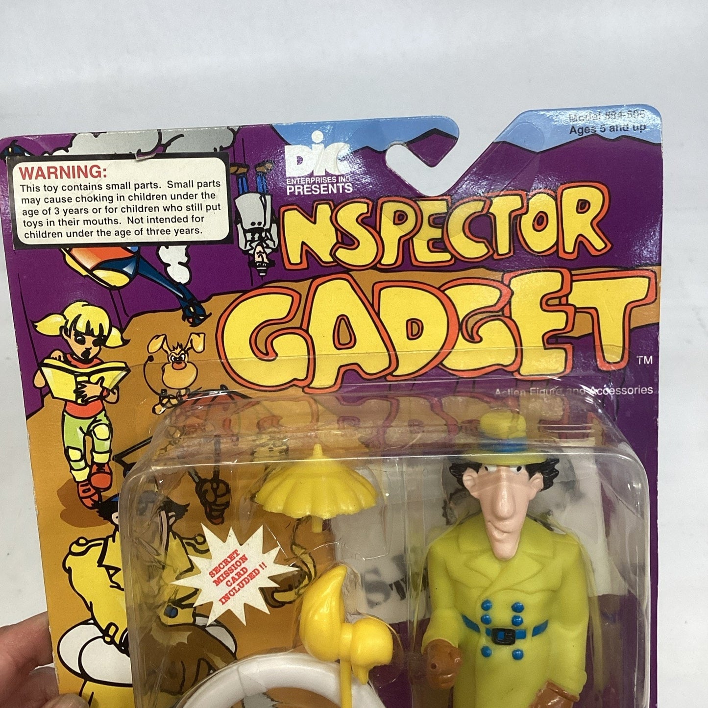 1992 Tiger Toys Inspector Gadget - Go Go Gadget Water Pistol