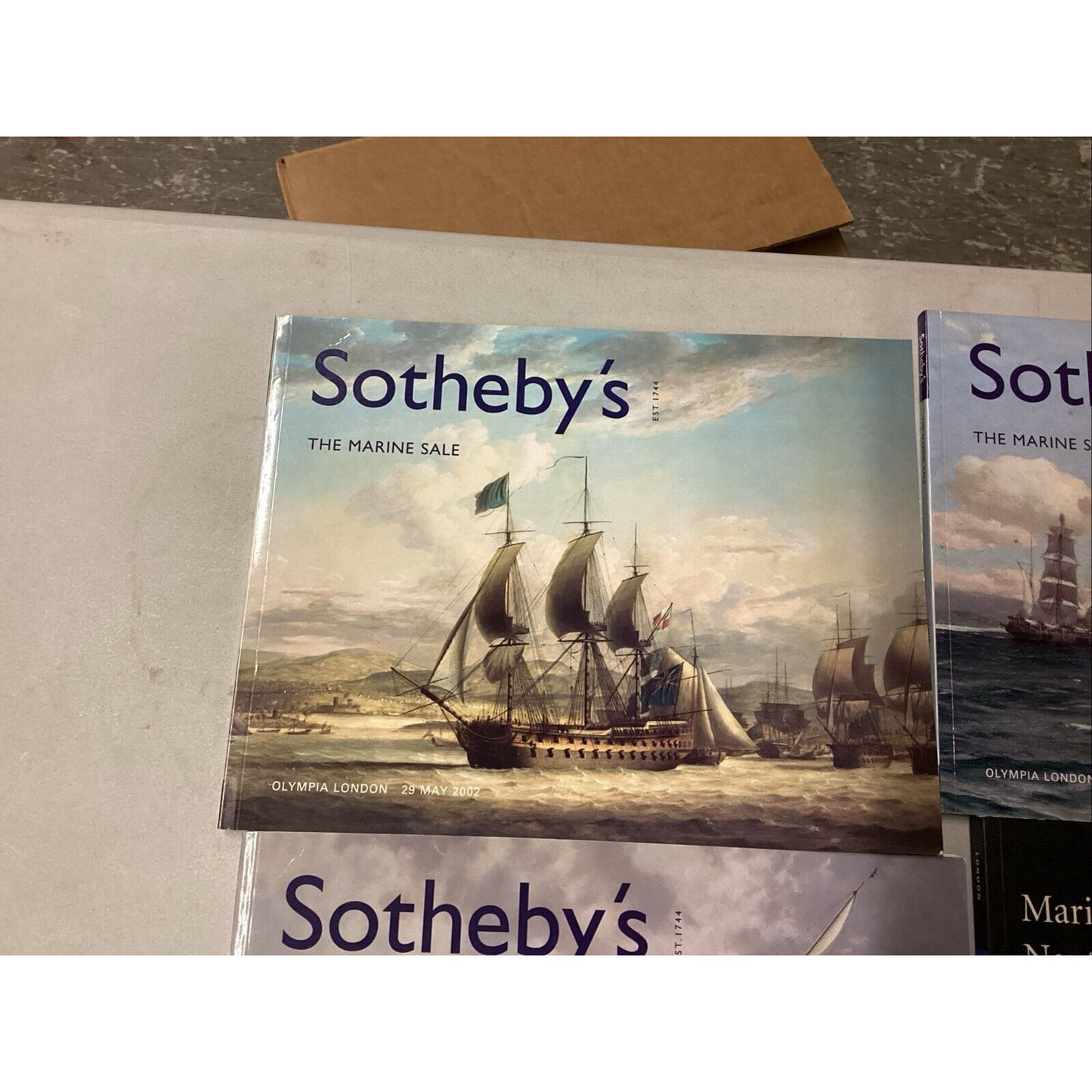 Lot Of 4 - Sotheby’s The Marine Sale & Marine Pics & Nautical Works Of Art Books