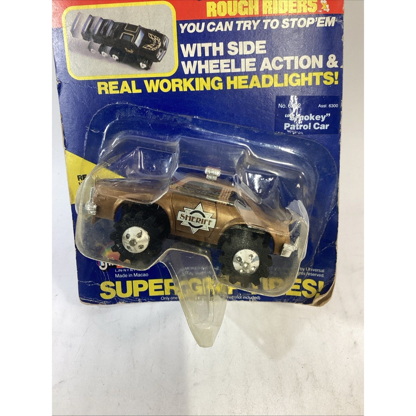 Vintage NOS 1981 Rough Riders 4x4 Smokey and the Bandit II Smokey Patrol Car