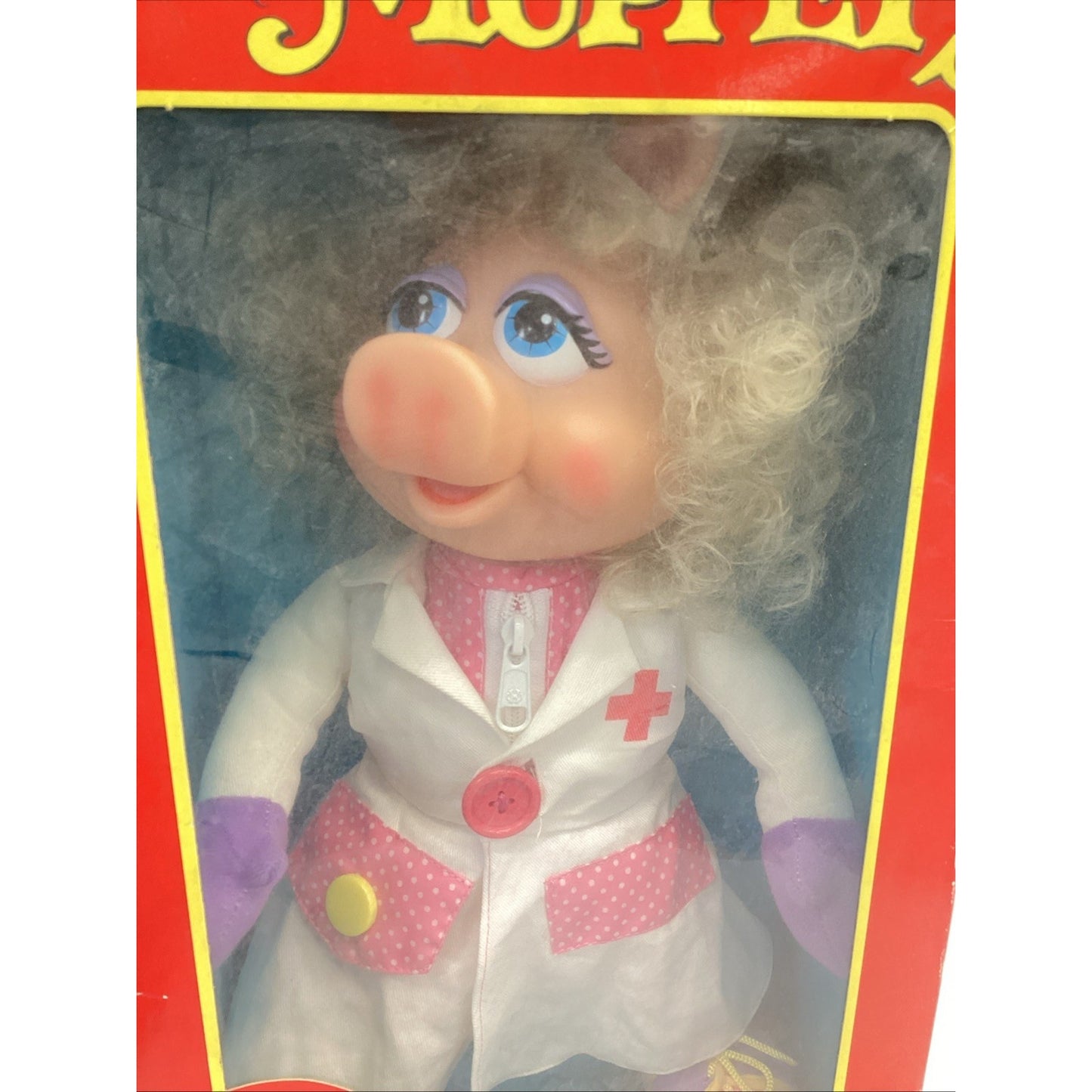 Jim Henson's Muppets Learn To Dress Miss Piggy Nurse Doll - Sealed