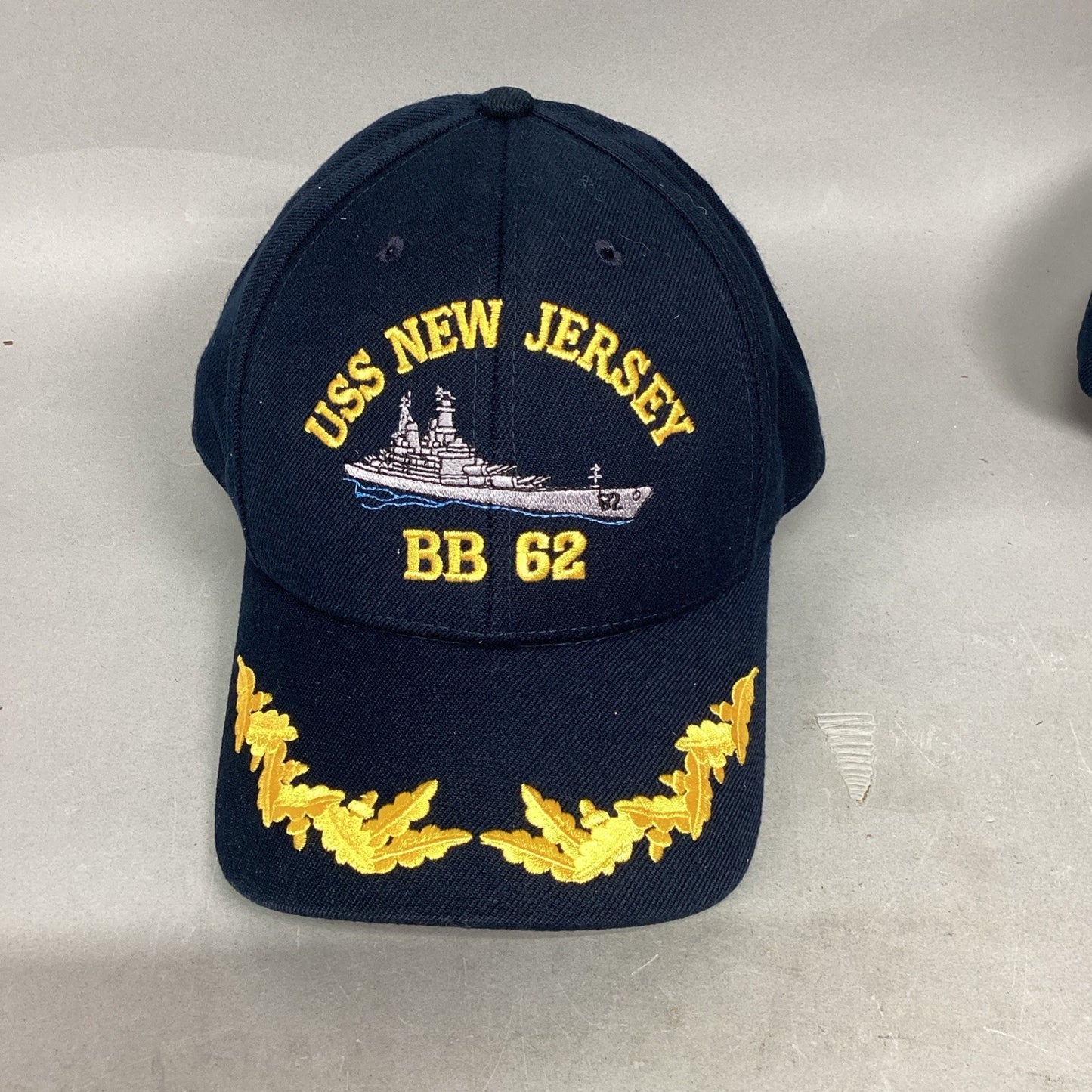 The Corps USS NEW JERSEY - BB-62 Hat, BB-62 Anniversary Hat & BB-62 Pin