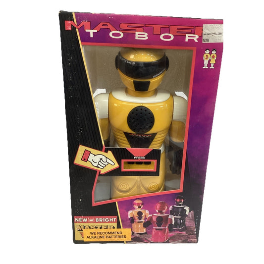 Vintage 1995 Master Tobor Robot by New Bright - NOS #156