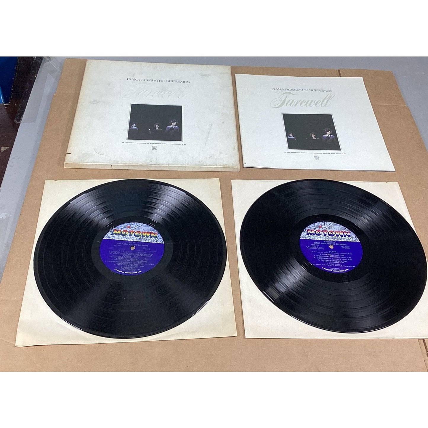 Diana Ross and the Suprmes Farewell Motown 2XLP Box Set W/ Booklet - 1970