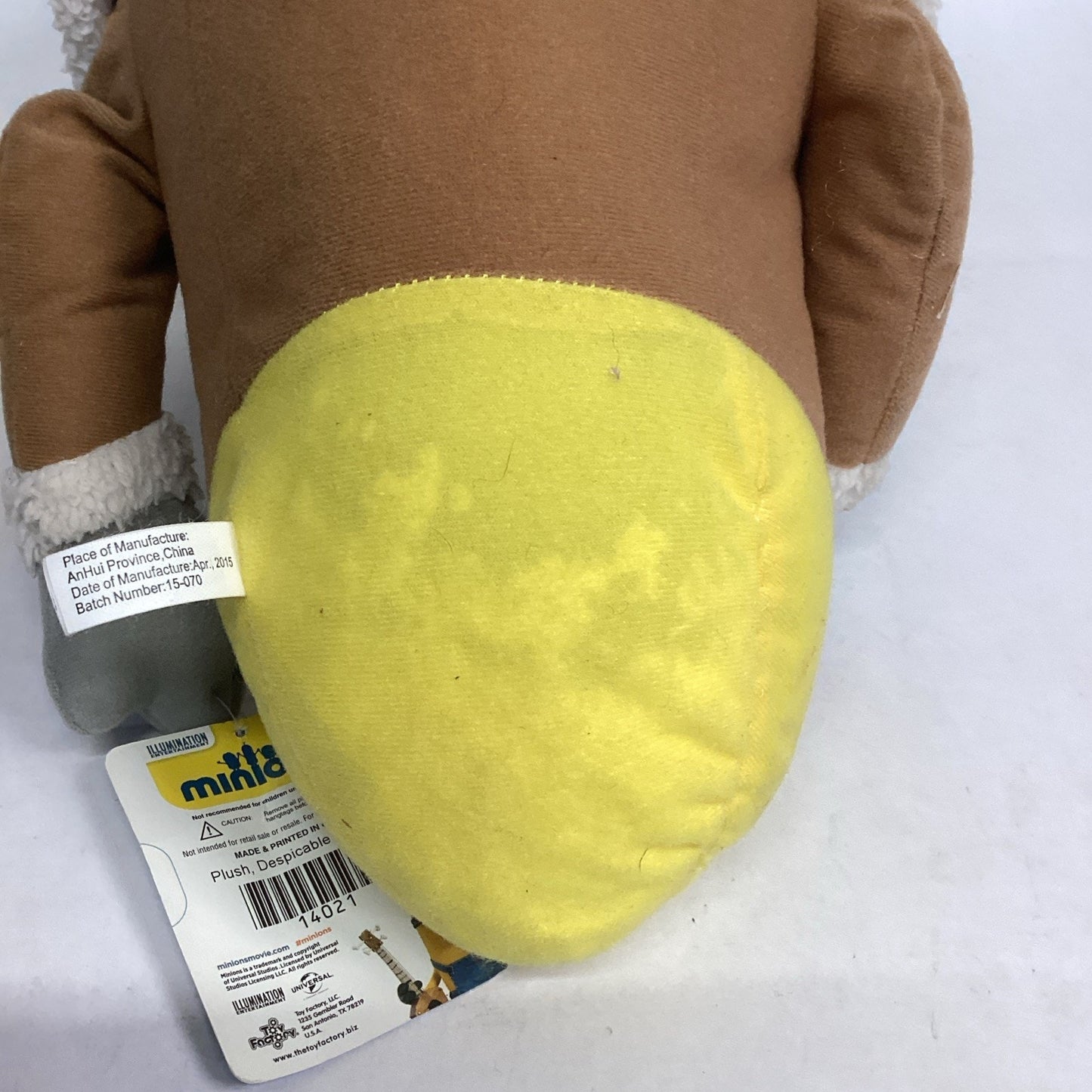 Despicable Me Minions Banana Eskimo Minion Plush - 15”