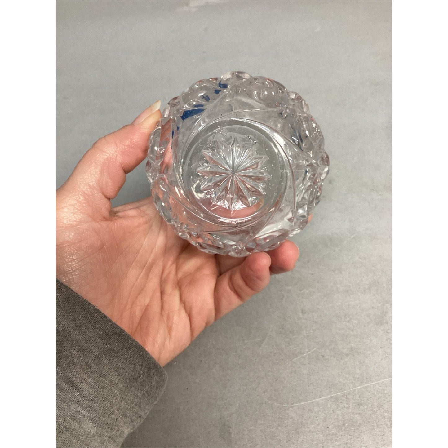 Set Of 3 Duncan & Miller Snail Rose Bowl Candle Holders