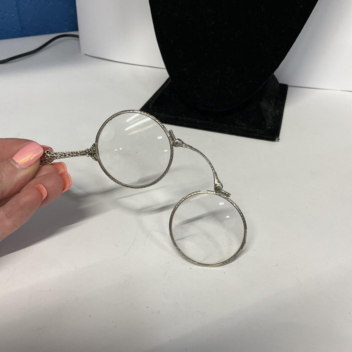 Edwardian Lorgnette opera glasses