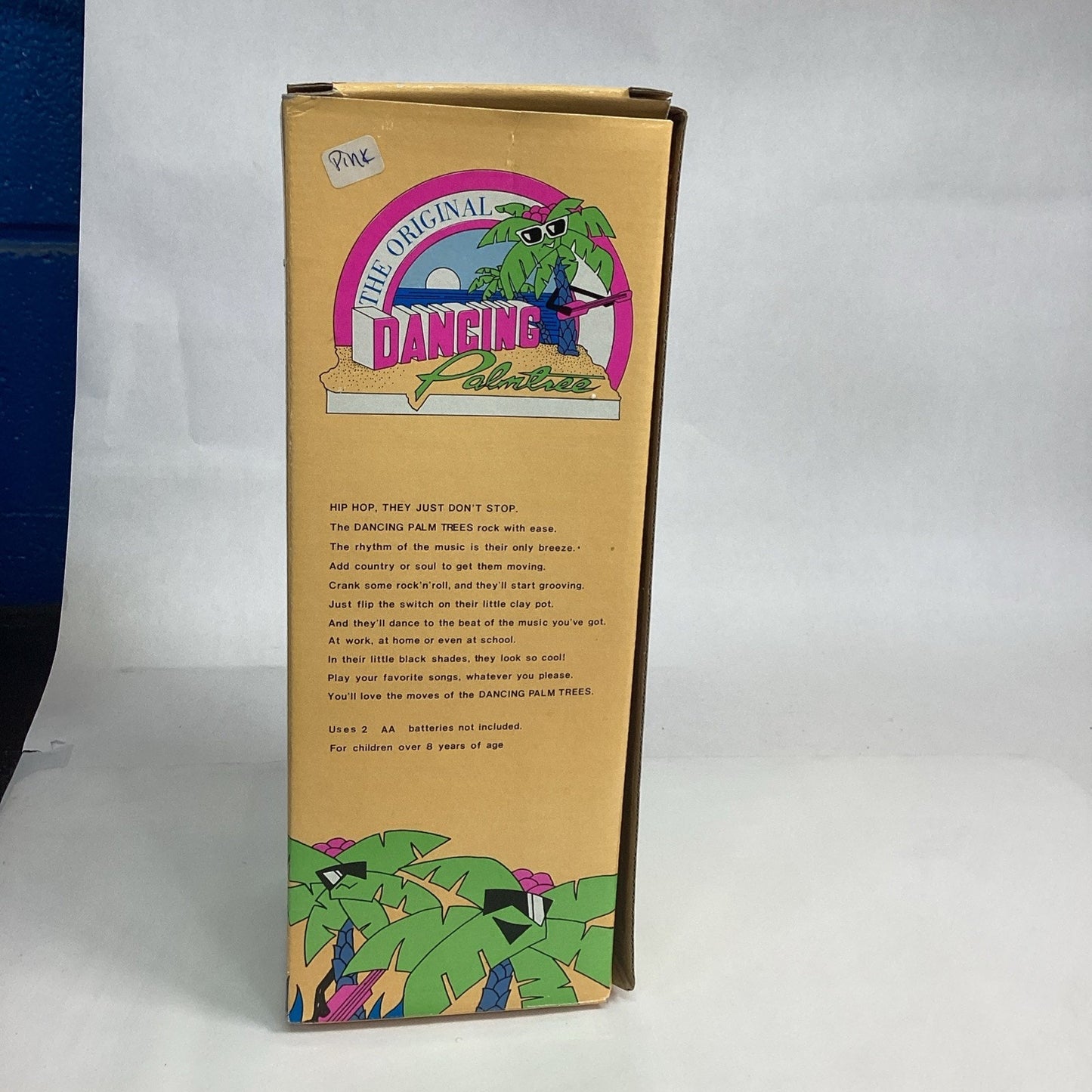Vintage Gemmy The Original Dancing Palm Tree - Pink - New Open Box