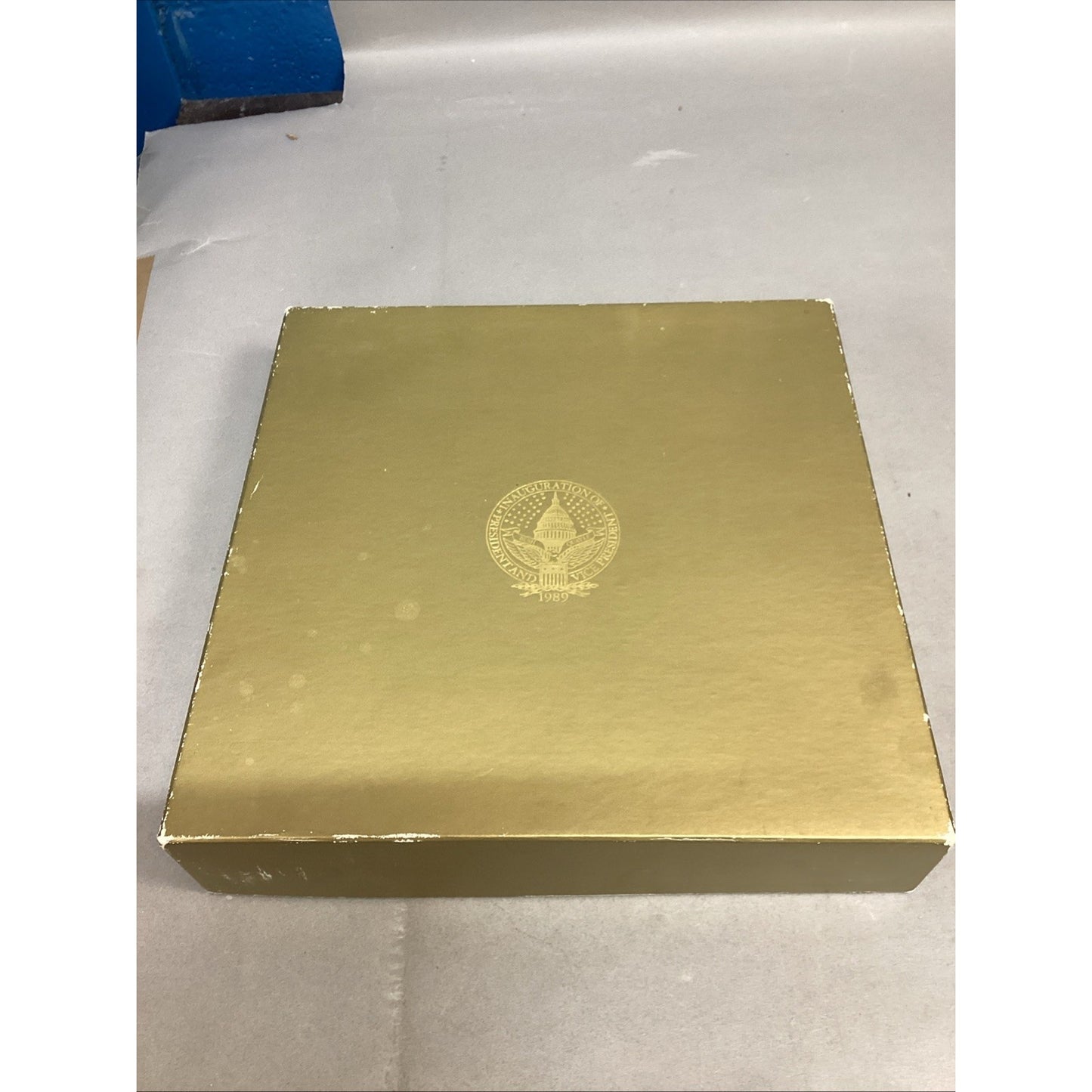 Set Of 2 Pfaltzgraff Bone China George HW Bush Inauguration Plates In Boxes