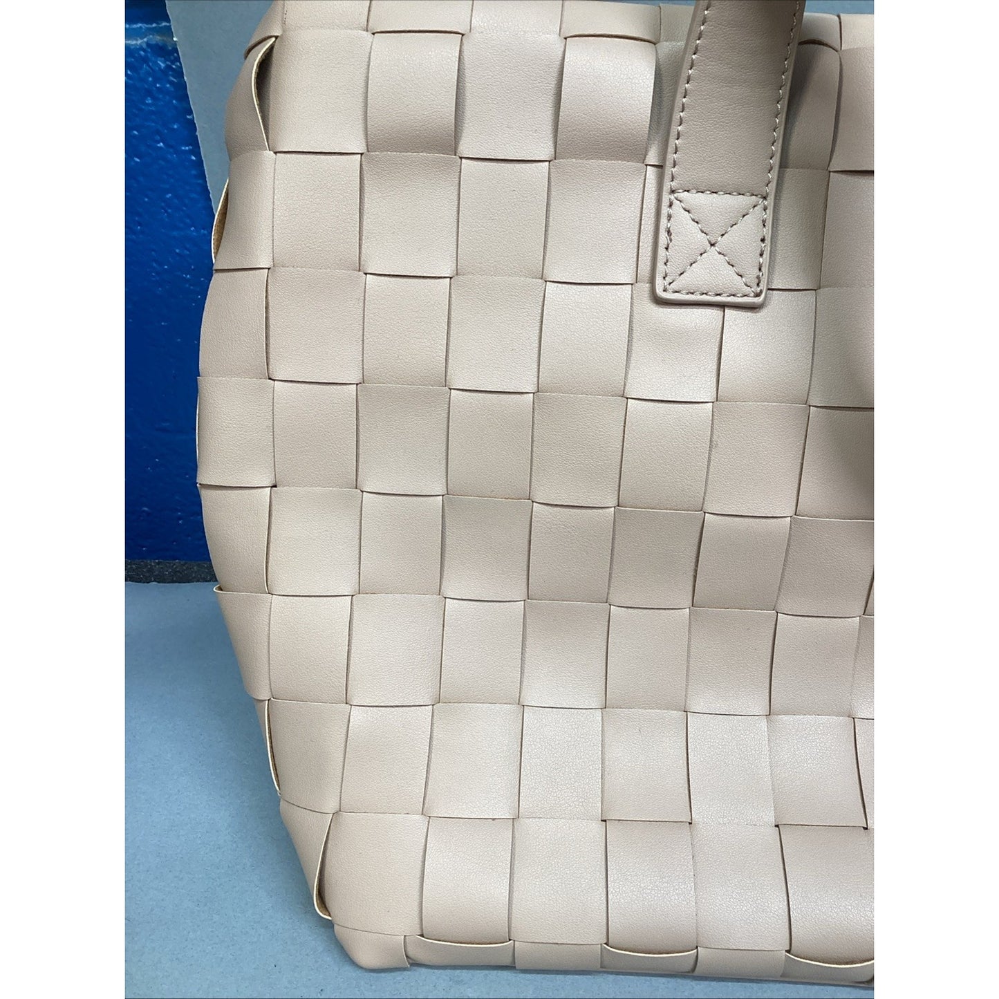Like Dreams Woven Waffle Weave Shoulder Bag Purse