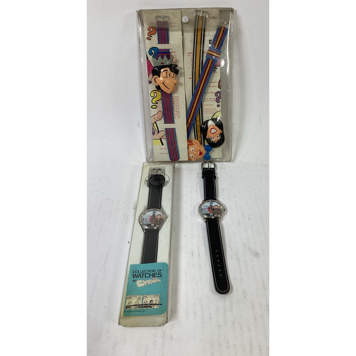 1989 Cheval Archie Digital Watch Set & Lot Of 2 Archie Watches