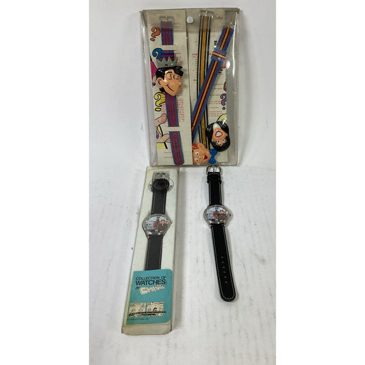 1989 Cheval Archie Digital Watch Set & Lot Of 2 Archie Watches