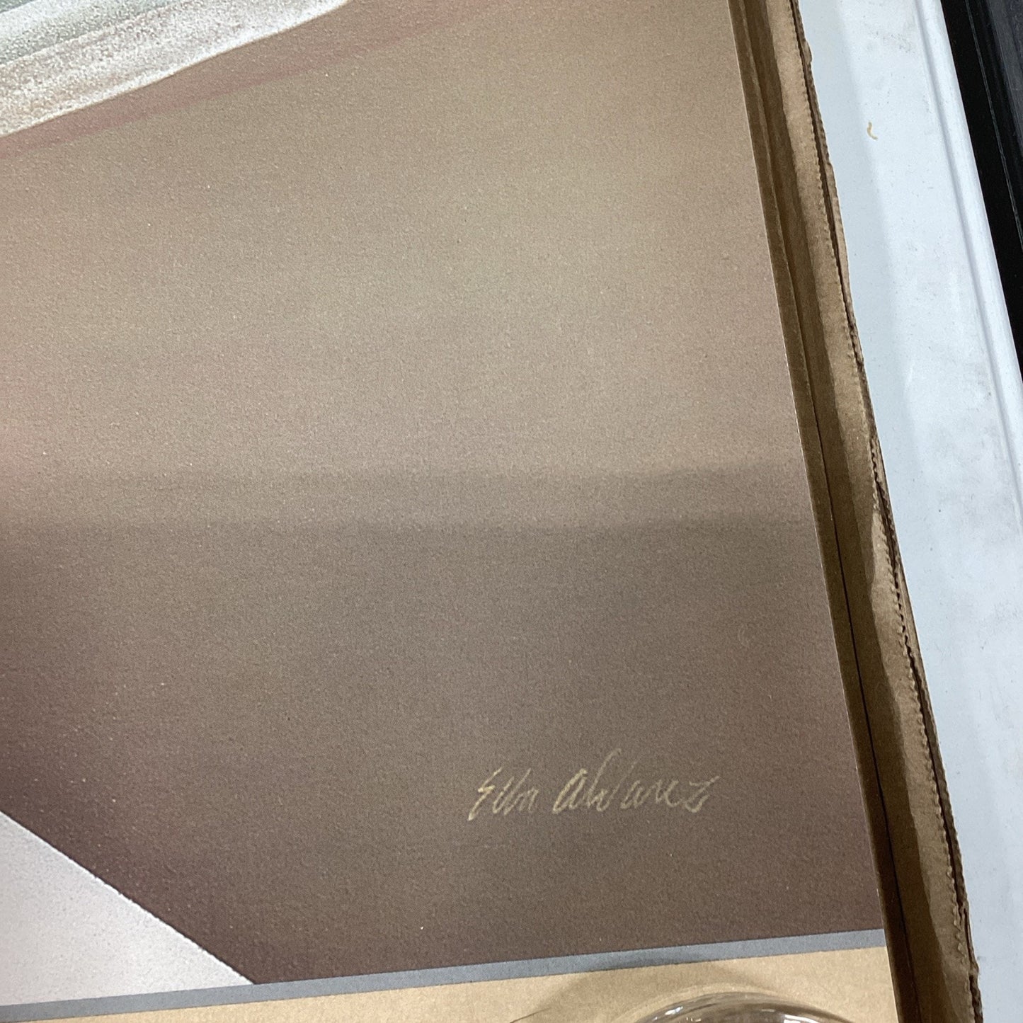 1985 Ella Alvarez Refraction Litho Print - 46x38”