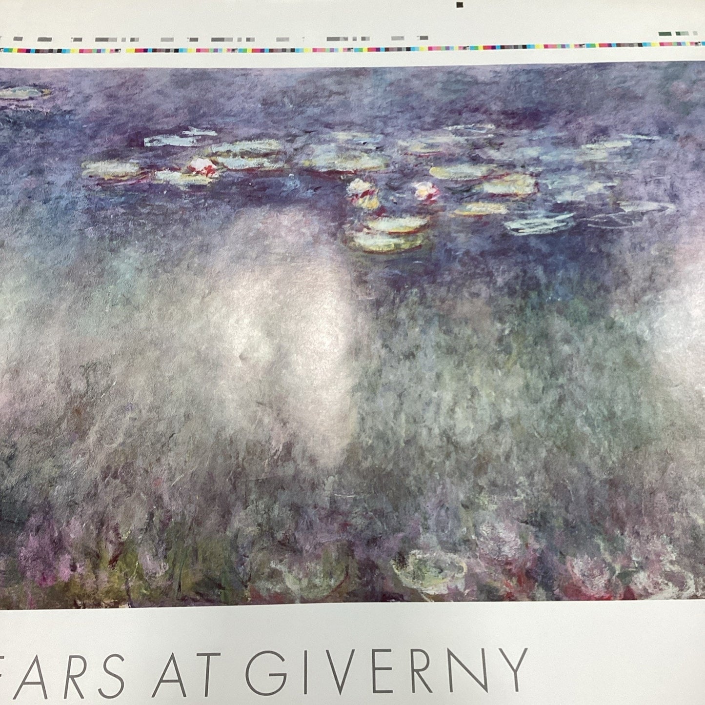 Monet's Years At Giverny 1978 Metropolitan Museum Exhibit Poster Print - 50x38”