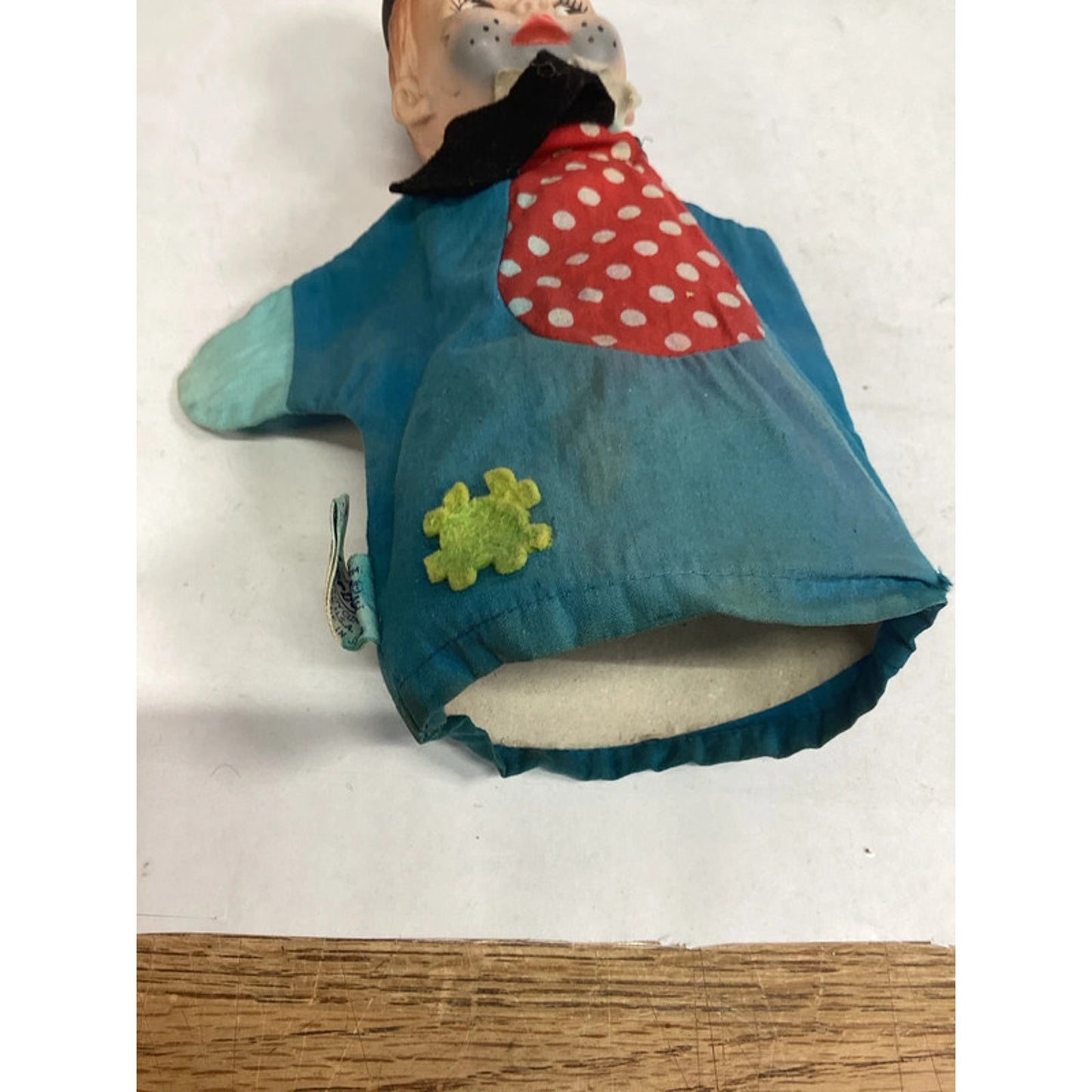 Vintage 1964 Tommy Tramp Knickerbocker Hand Puppet