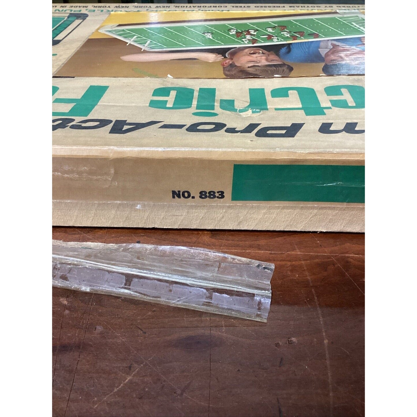 Vintage Gotham Pro Action Electric Football Game Field Players - Tested/Works
