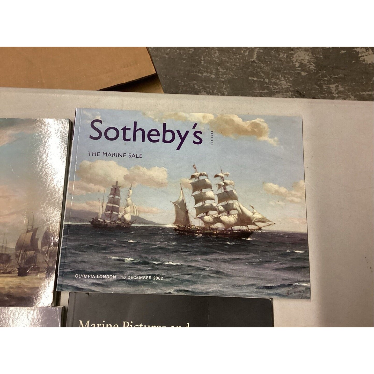 Lot Of 4 - Sotheby’s The Marine Sale & Marine Pics & Nautical Works Of Art Books