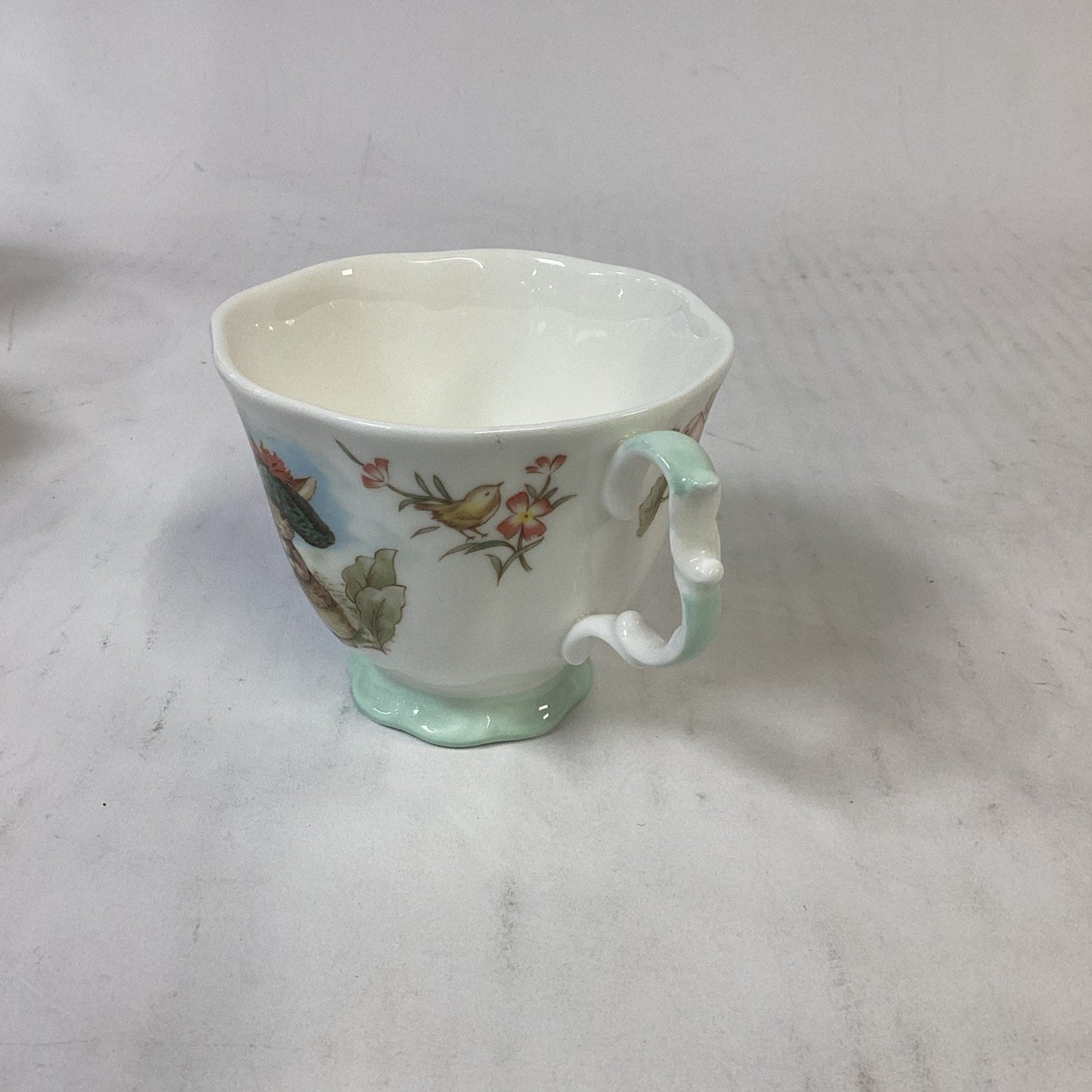 Royal Albert Peter Rabbit Cup Benjamin Bunny Beatrix Potter 1986 F.W.&Co England