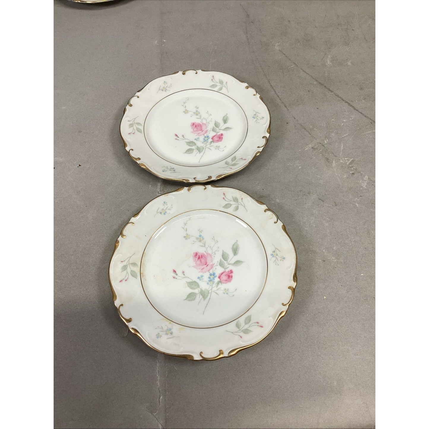 Set Of 30 Pink Floral H&Co Selb Bavaria Germany Heinrich Cup/Saucer/Bowls + More