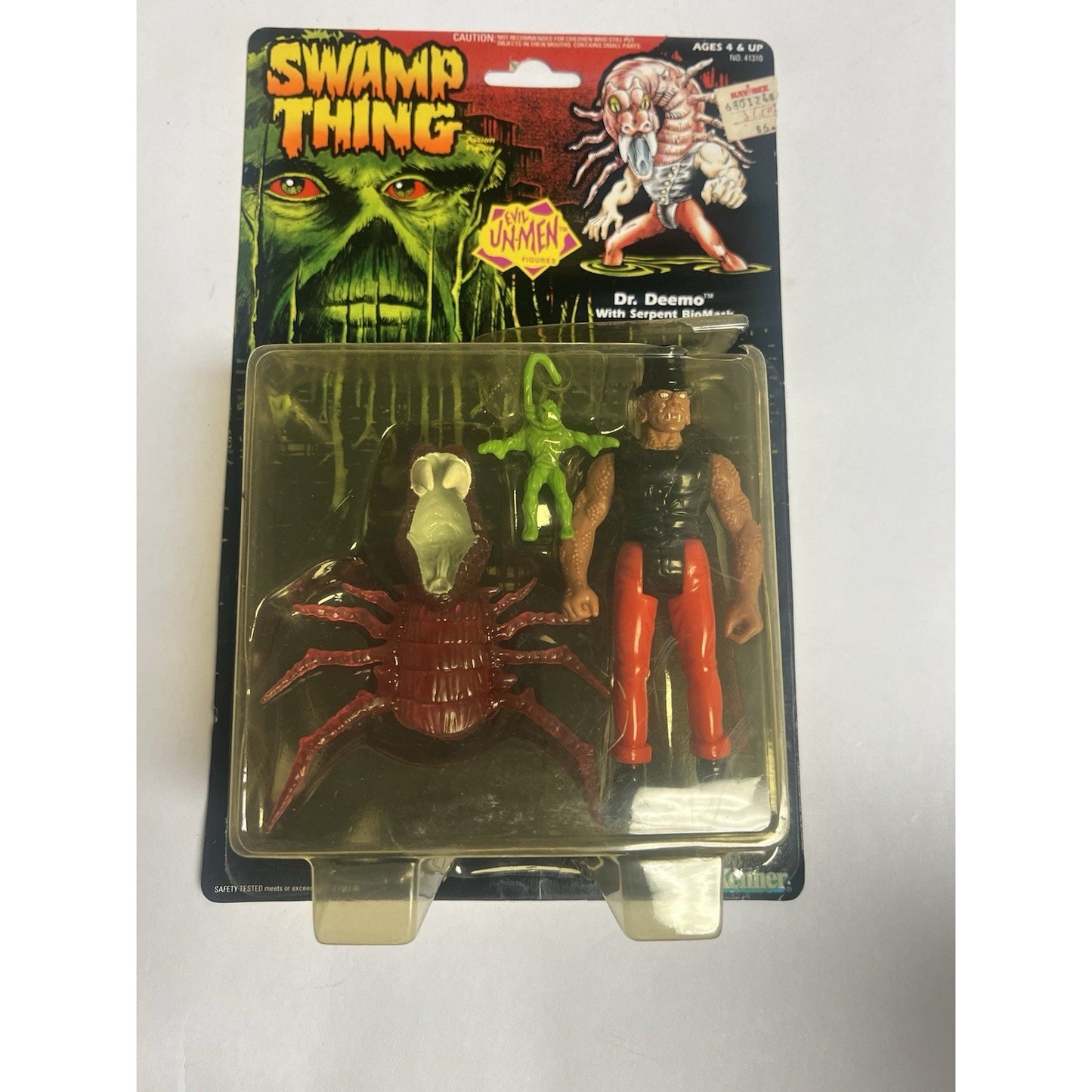 Kenner 1990 Swamp Thing Dr. Deemo With Serpent BioMask Evil Un-Men💥🔥