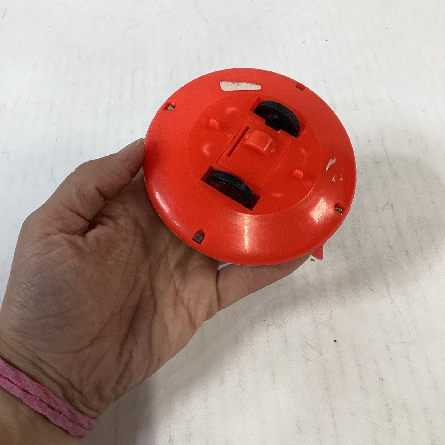 Vintage 1960’s Japanese Tin Litho Friction UFO Spaceship W/ Flashing Red Light