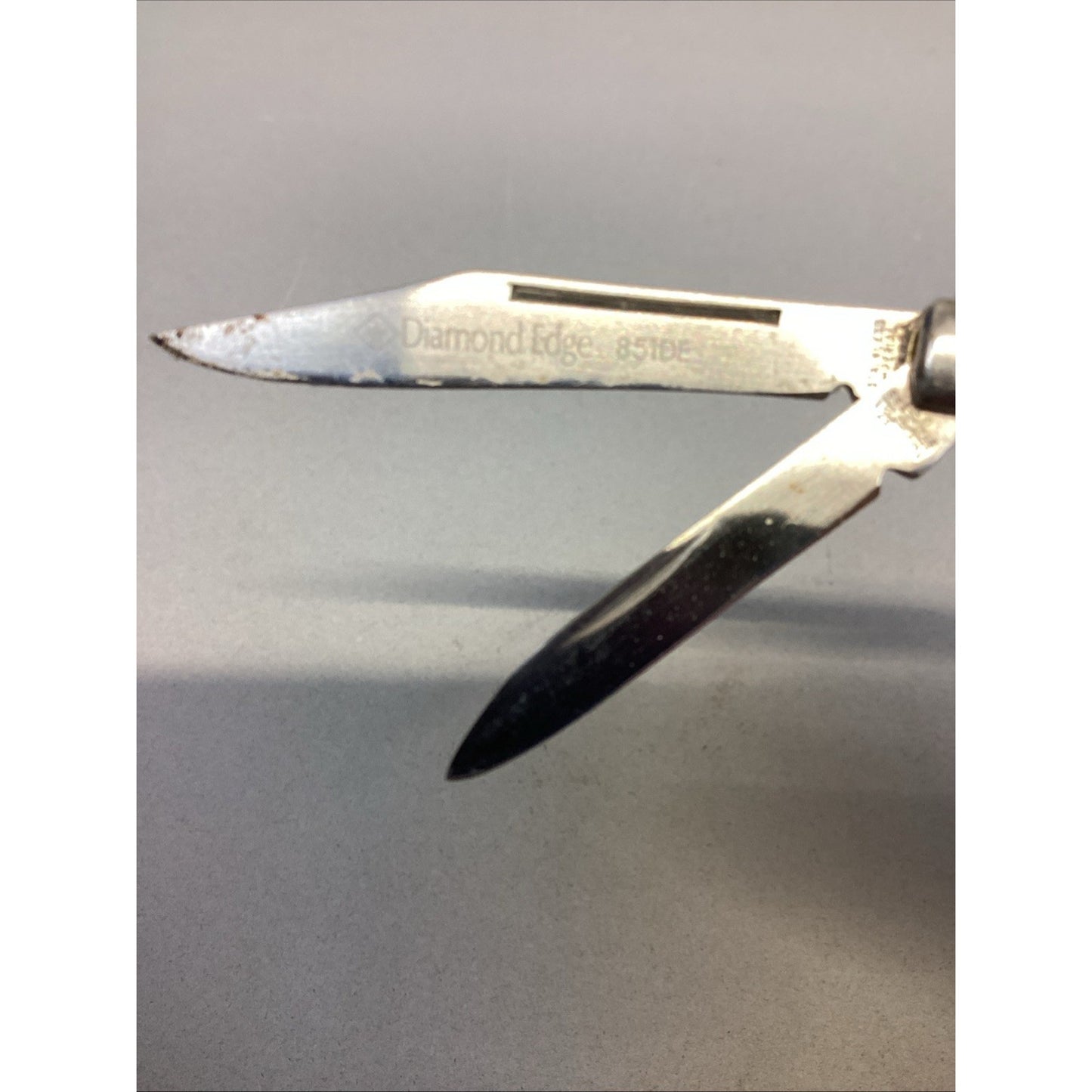 VINTAGE IMPERIAL PROV USA 851 DE - 2 BLADE DIAMOND EDGE STAINLESS POCKET KNIFE