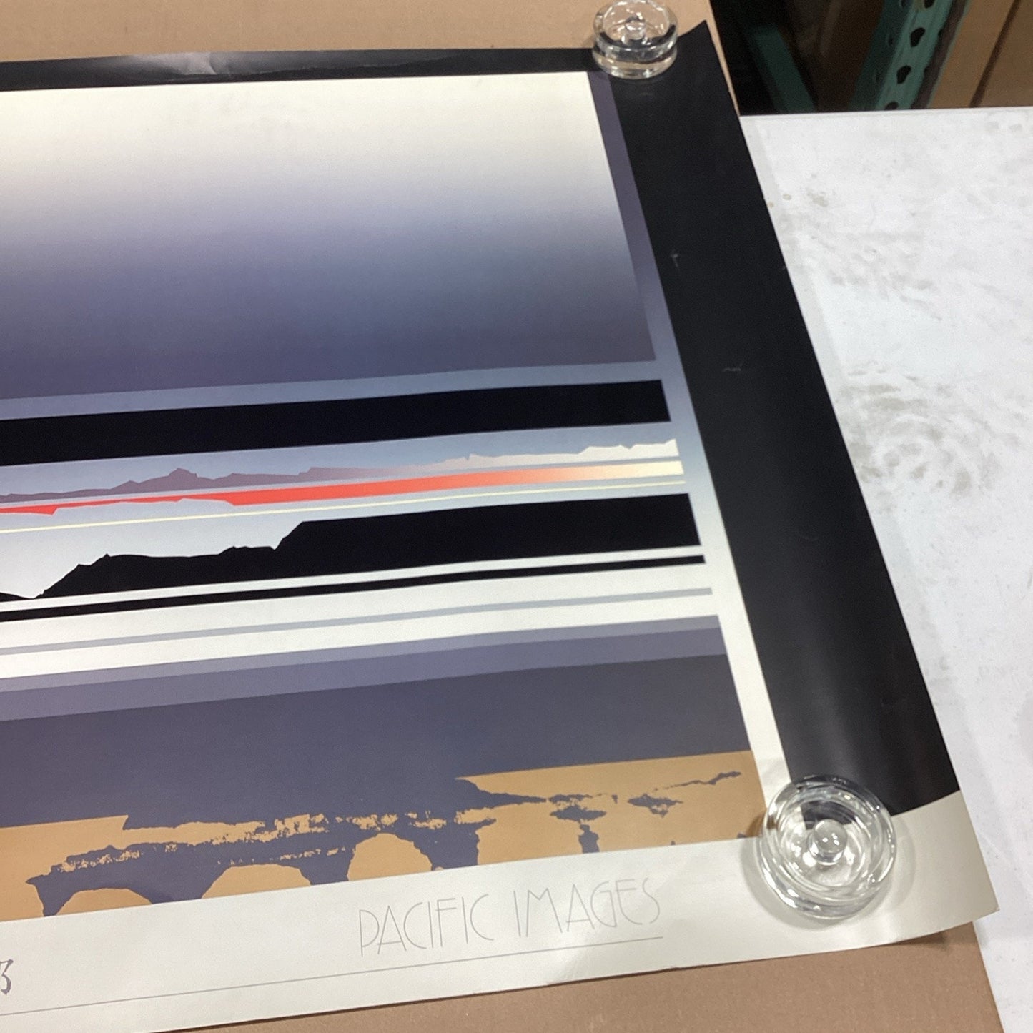 1986 Tetsuro Sawada Pacific Images Poster - 48.5x39.75”