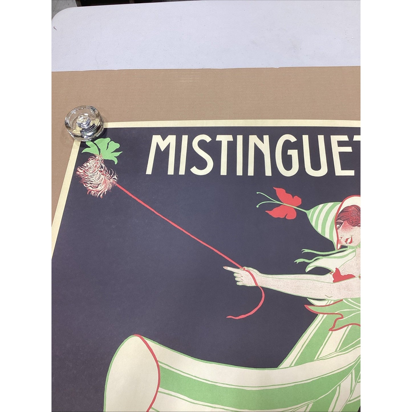 Repro Mistinguet Moulin Rouge Poster - 33x25”