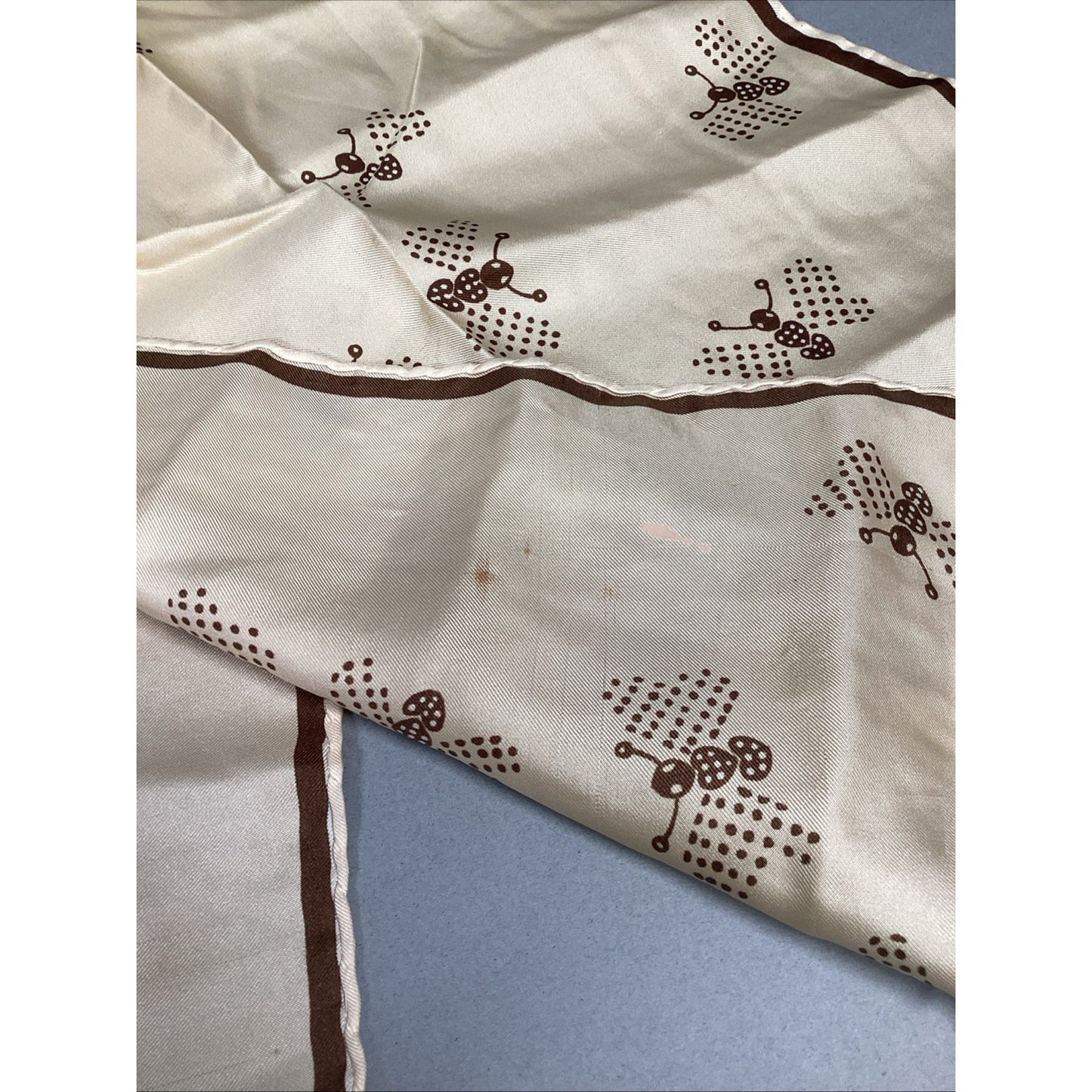 Mirsa 100% Silk Moth Scarf - 50x12” - Stained