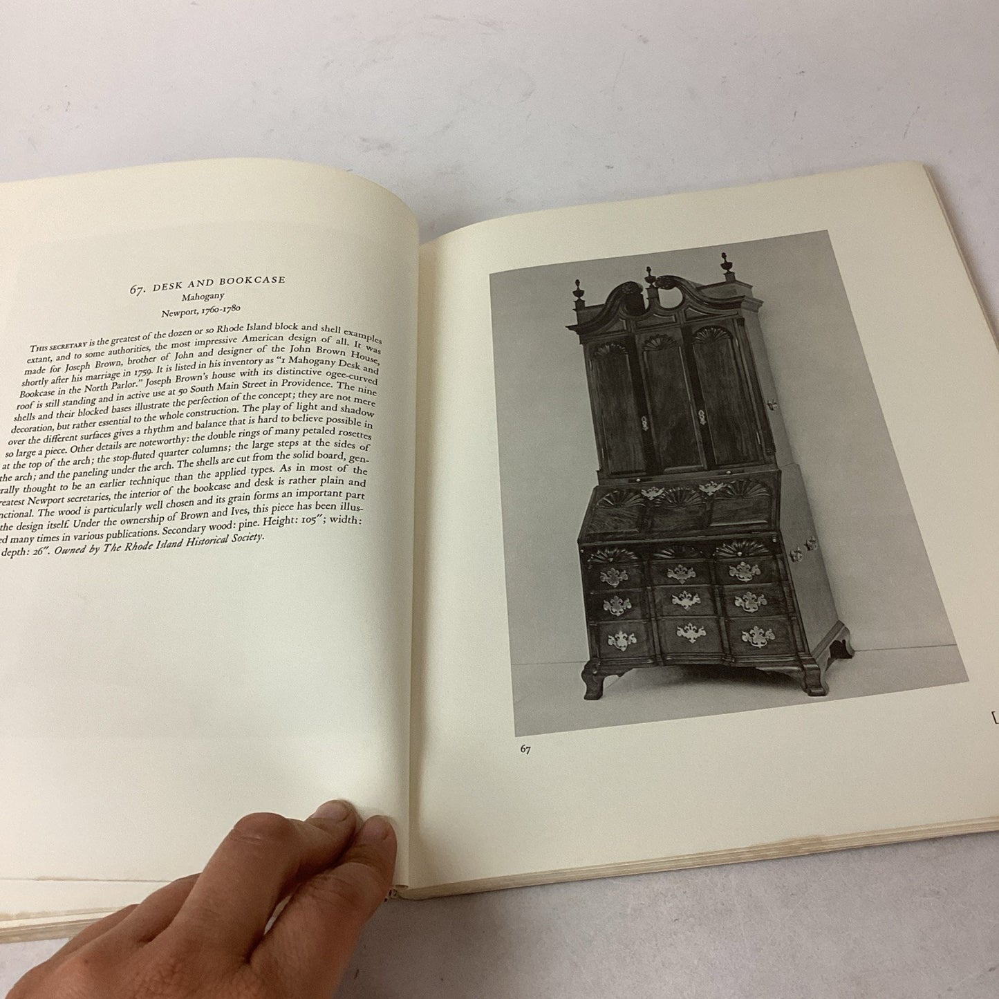 The John Brown House Loan Exhibition of Rhode Island Furniture 1965 Softcover