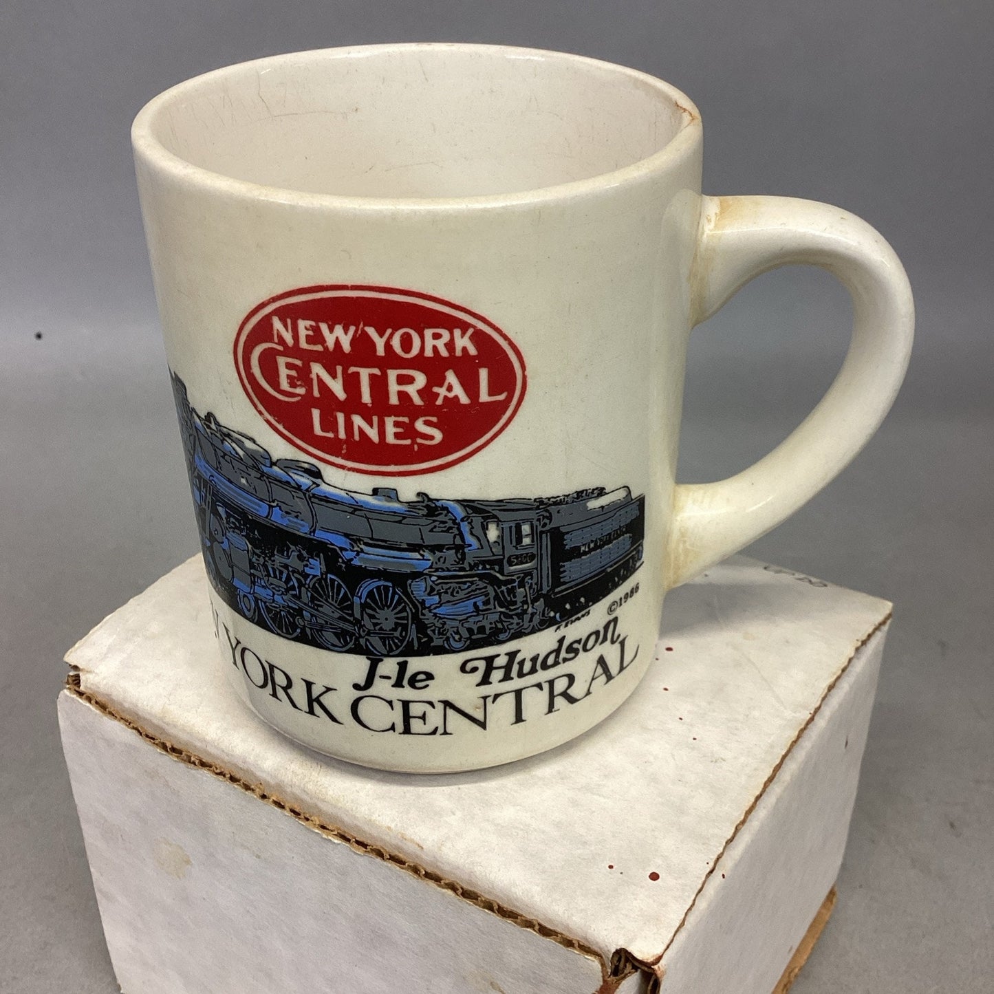 Vintage New York Central Lines Mug With Box