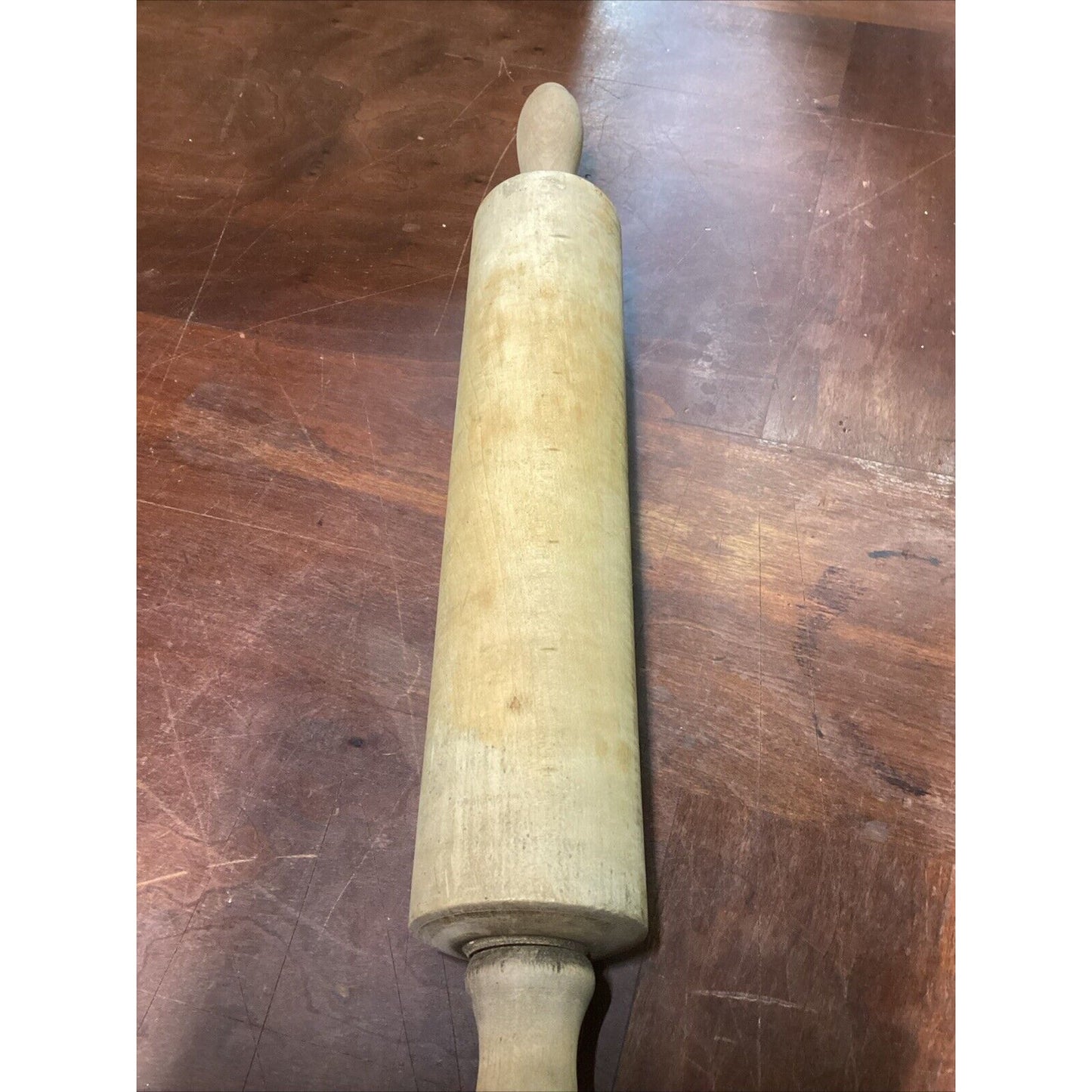 Set Of 2 Vintage Bakers Rolling Pins - Medium & Large
