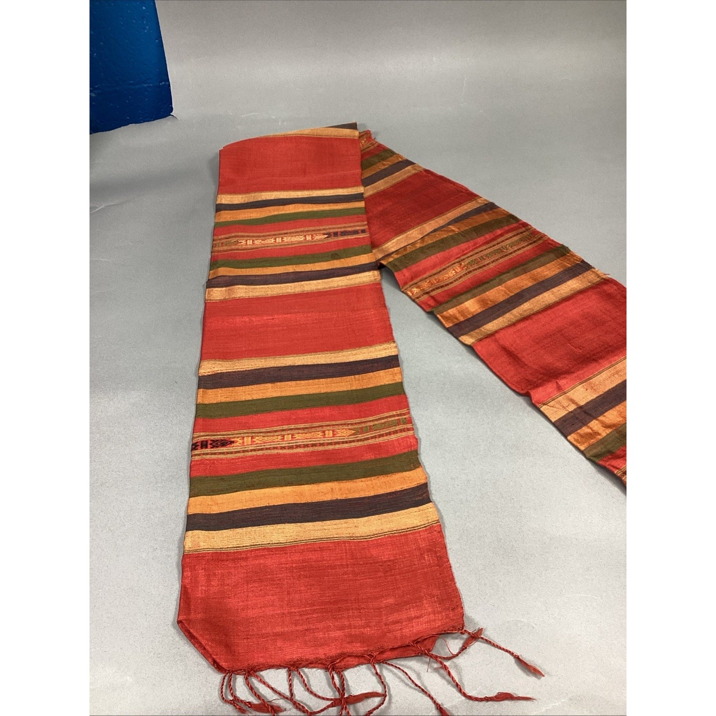 Colorful Striped Women’s Scarf -55x14”