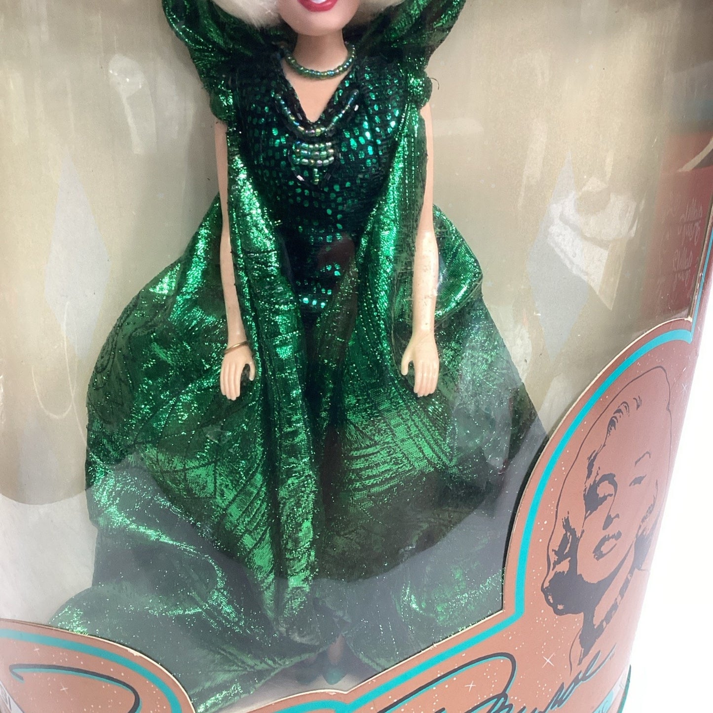 VTG NOS 1993 Collectors Series Emerald Evening Marilyn Monroe No.07404 Doll