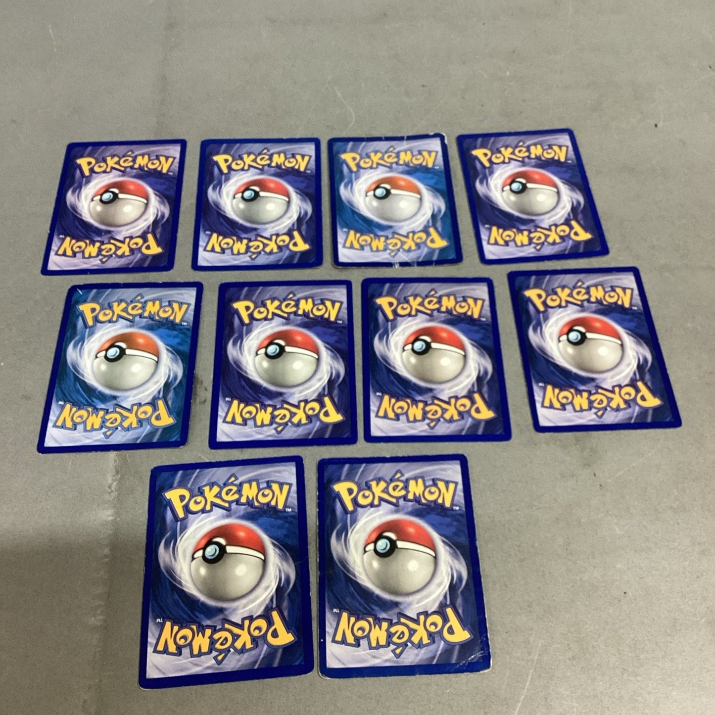 Lot Of 10 Pokémon Colorless Trading Cards - Jigglypuff, Spearow, Meowth, Pidgey,