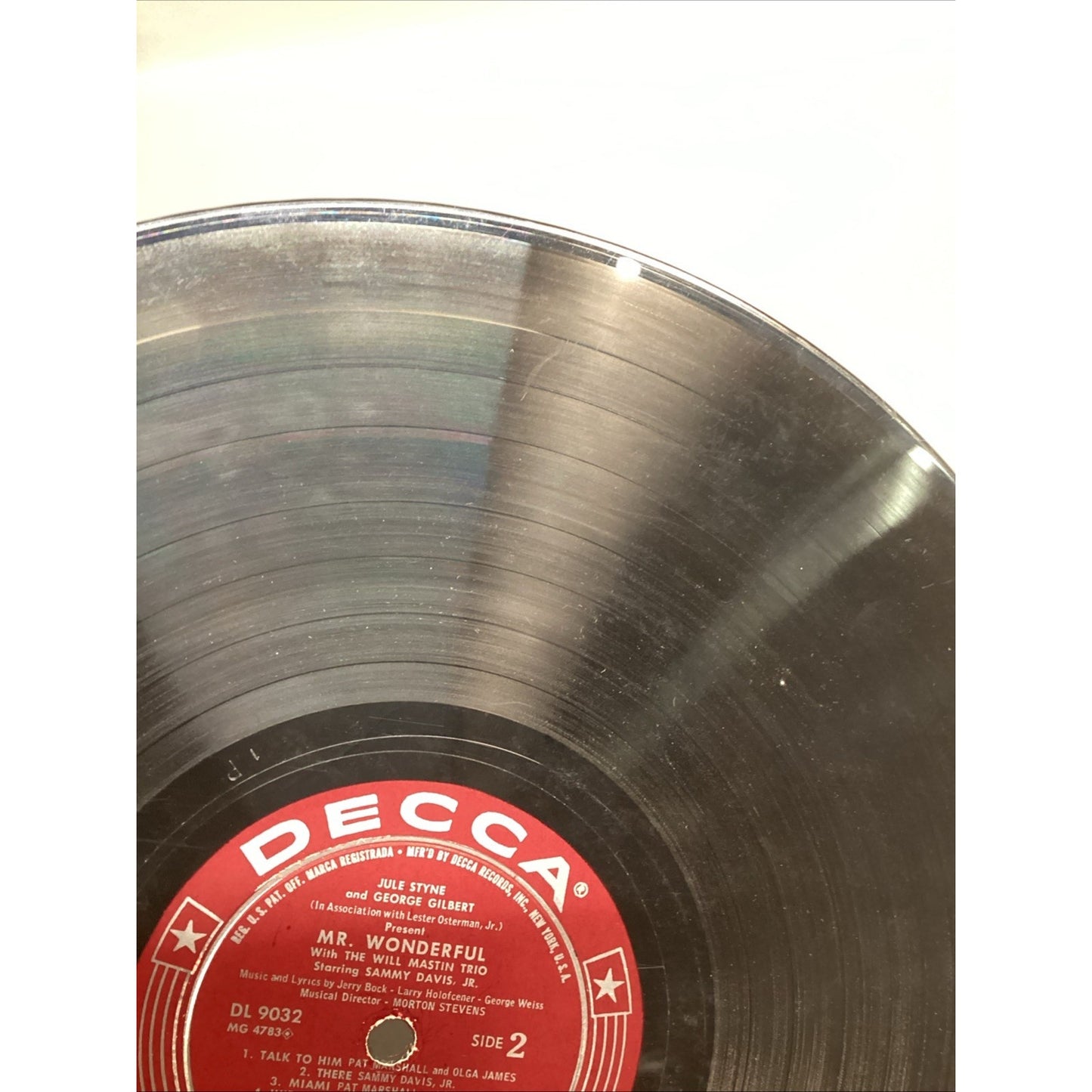 Sammy Davis Jr Mr Wonderful Vinyl, LP, Album, Decca DL 9032, 33 1/3 RPM