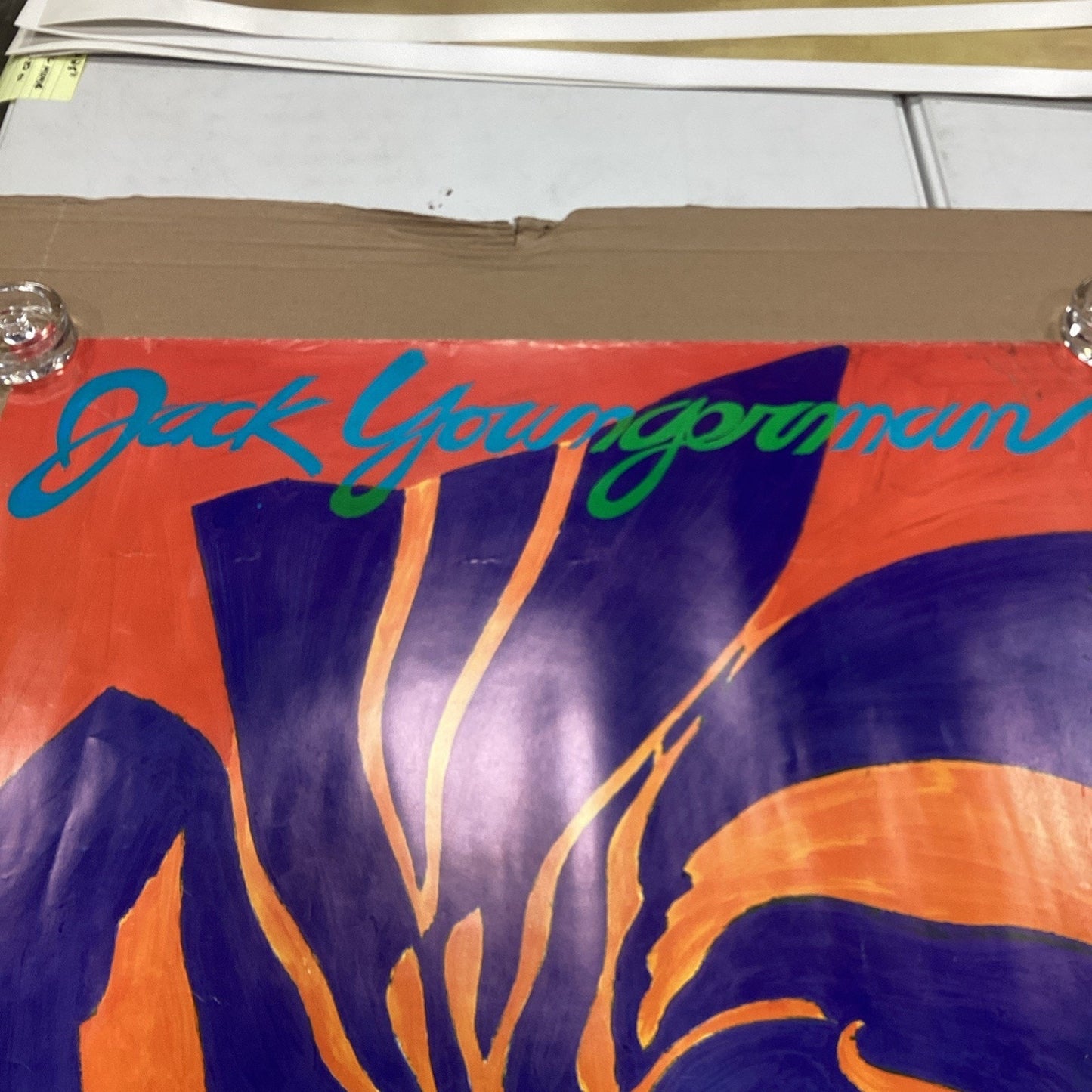 1986 Jack Youngerman Abstract Art Poster - Guggenheim Museum NYC - 39.5x30”