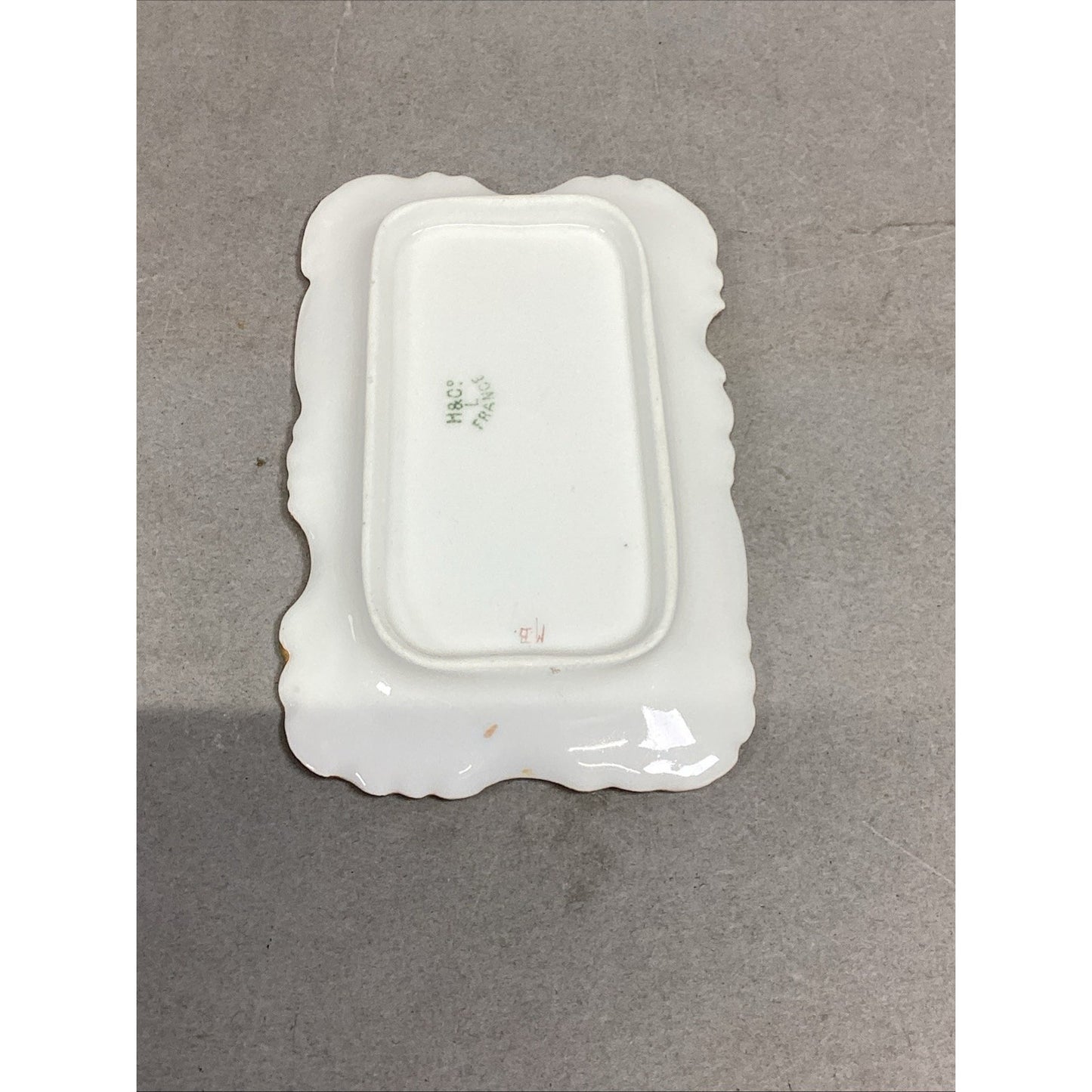 T&V Limoges Serving Dish & H&C L Dish - Made in France