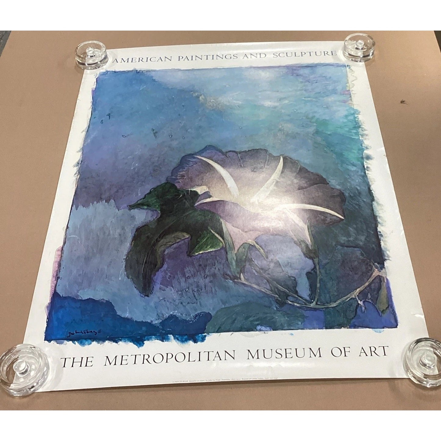 American Paintings And Sculpture Floral Poster - Museum Of Art - 31.75x24.75”