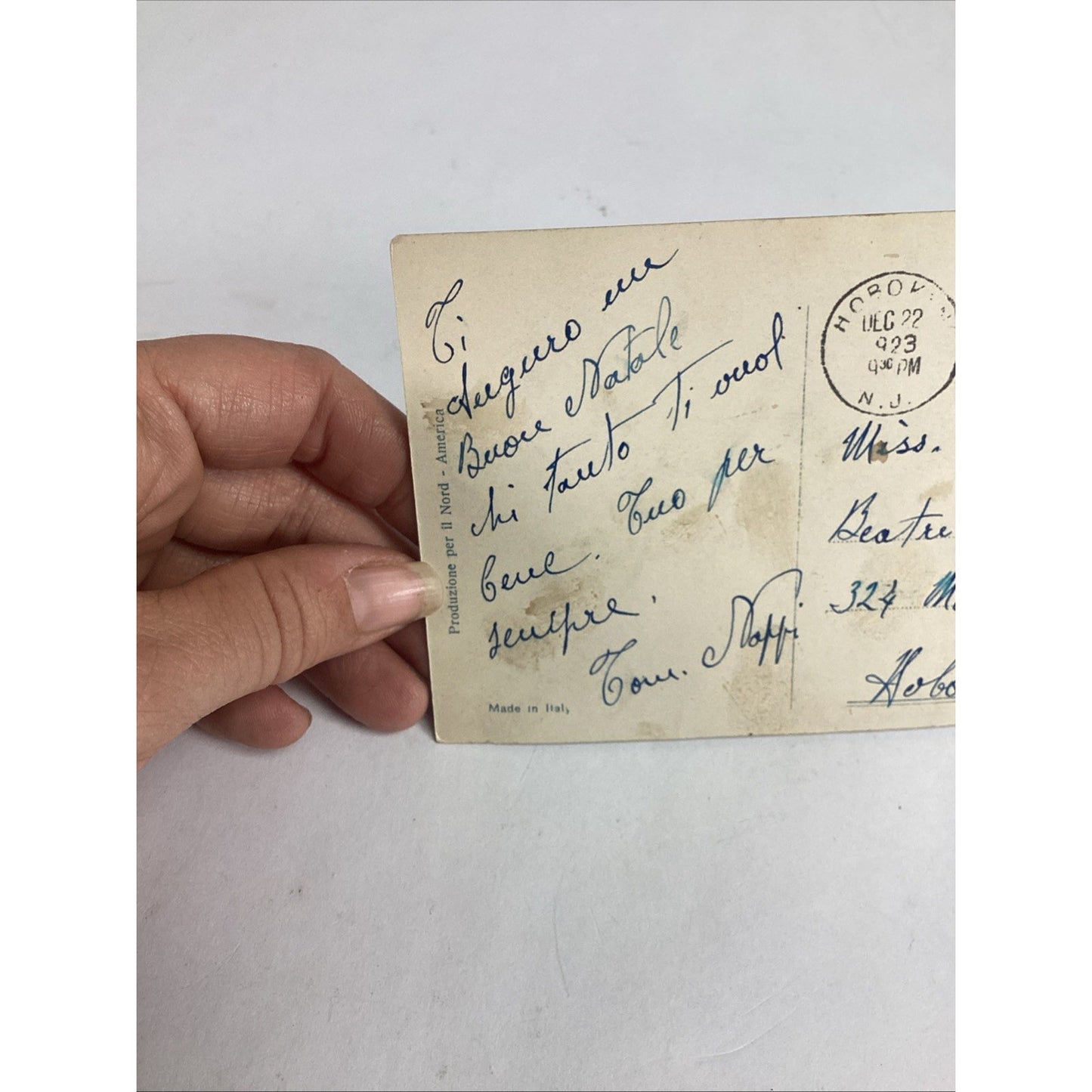 Set Of 5 Antique Italian Postcards