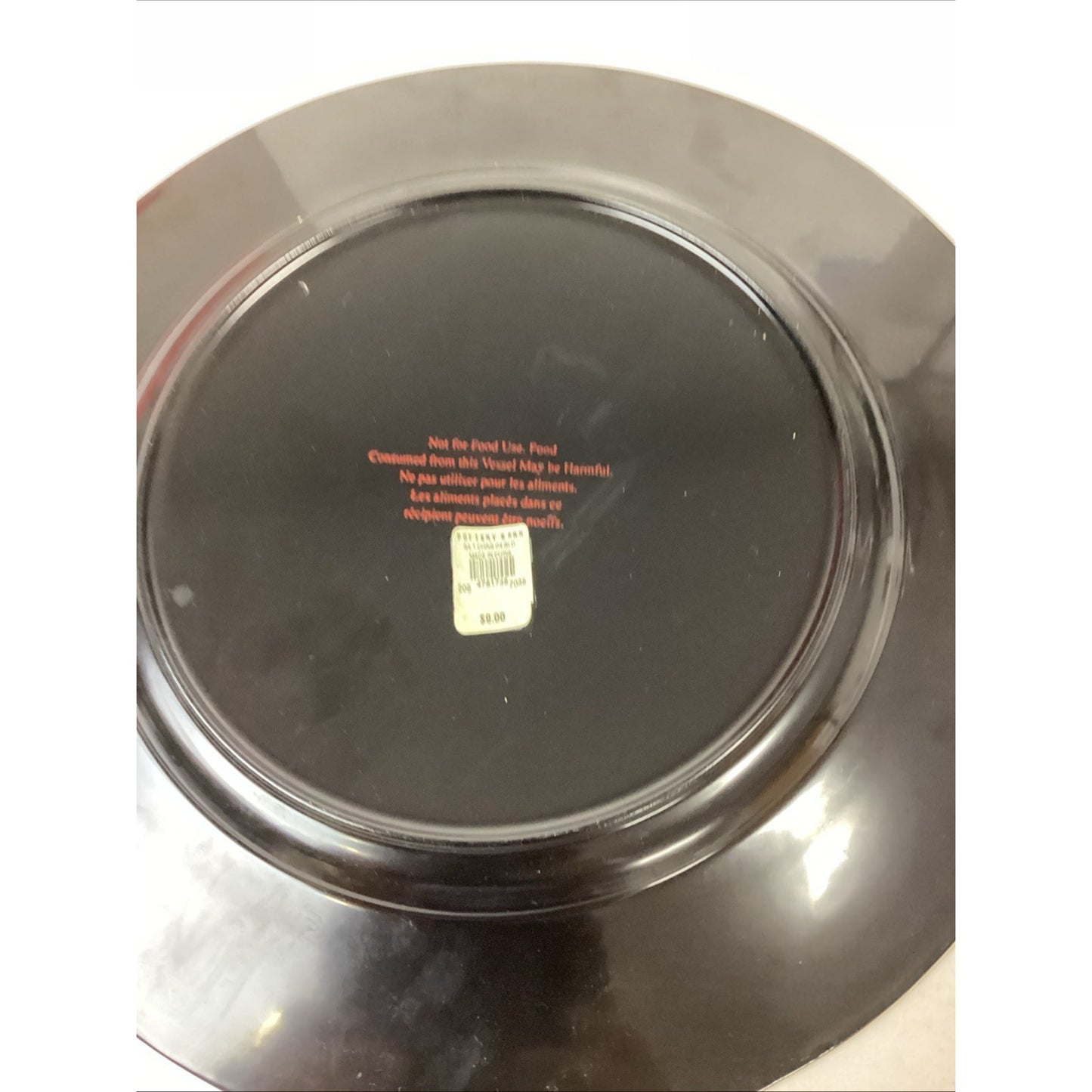 1989 Poplar Wood Round Tray And 3 Gilt Decorative Chargers