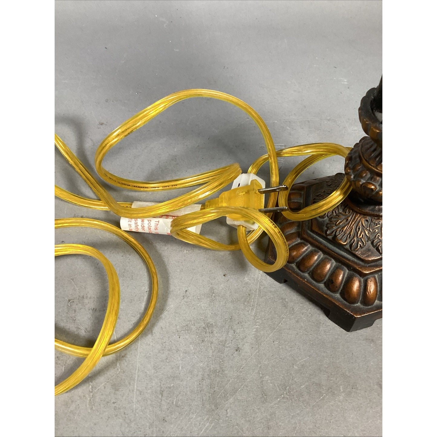 Vintage Portable Table Lamp Or Night Light - Untested - 16.5”H