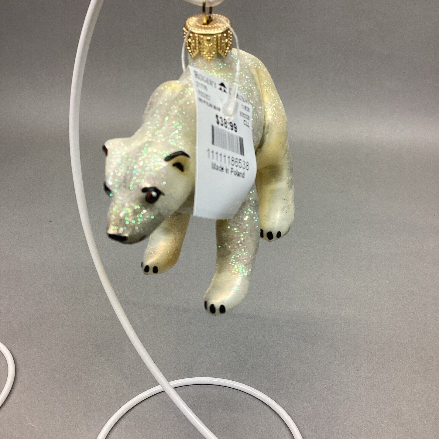 MX Polar Bear & GS Glass Polar Bear Ornaments- Made In Poland