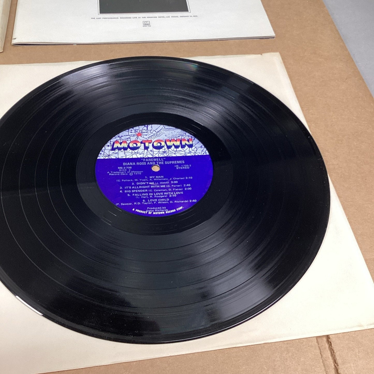 Diana Ross and the Suprmes Farewell Motown 2XLP Box Set W/ Booklet - 1970
