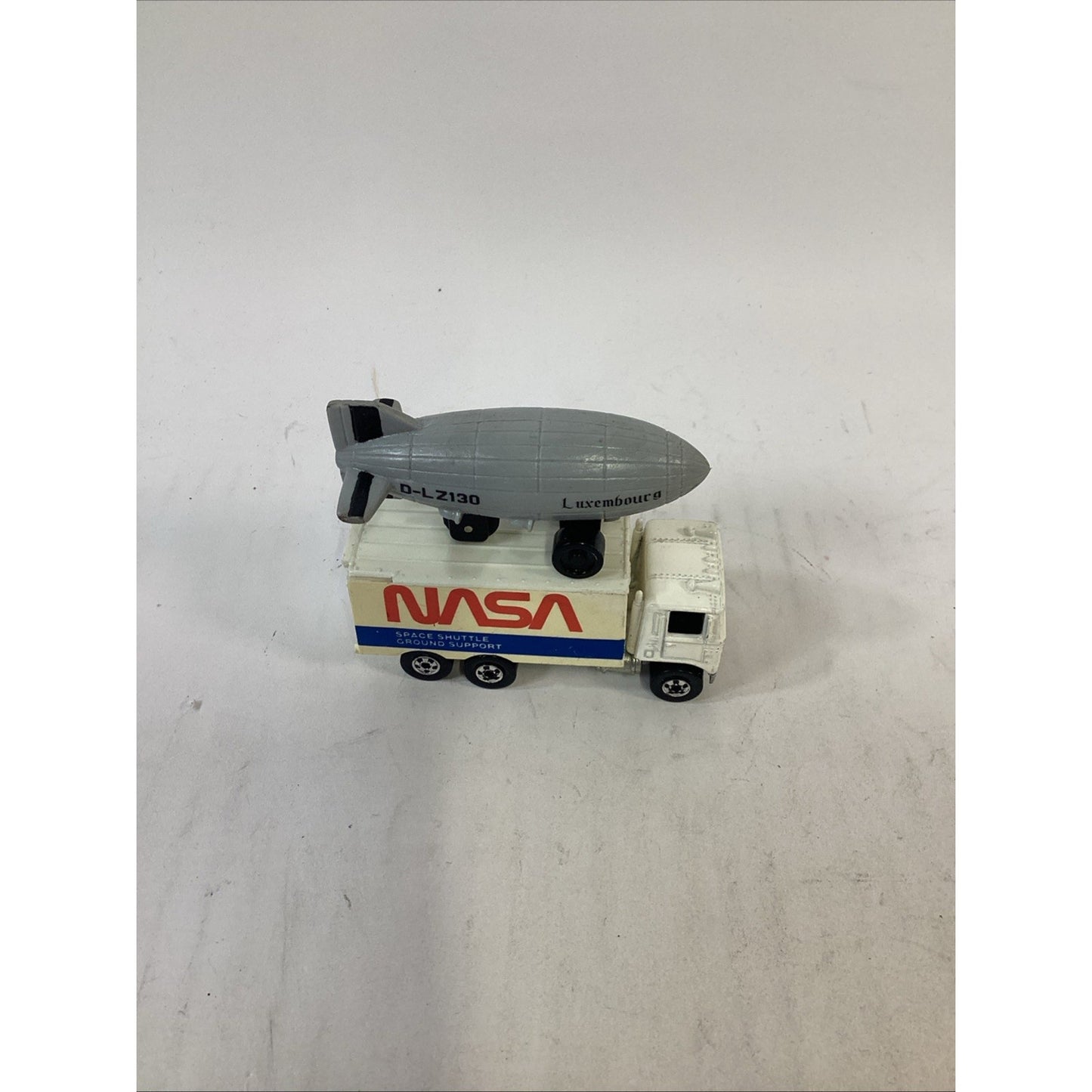 Hot Wheels 1979 NASA Space Shuttle Highway Hauler & Disney Luxembourg Blimp