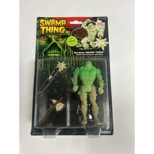 Glow In The Dark Swamp Thing Action Figure - New In Box - 1990 Vintage Kenner